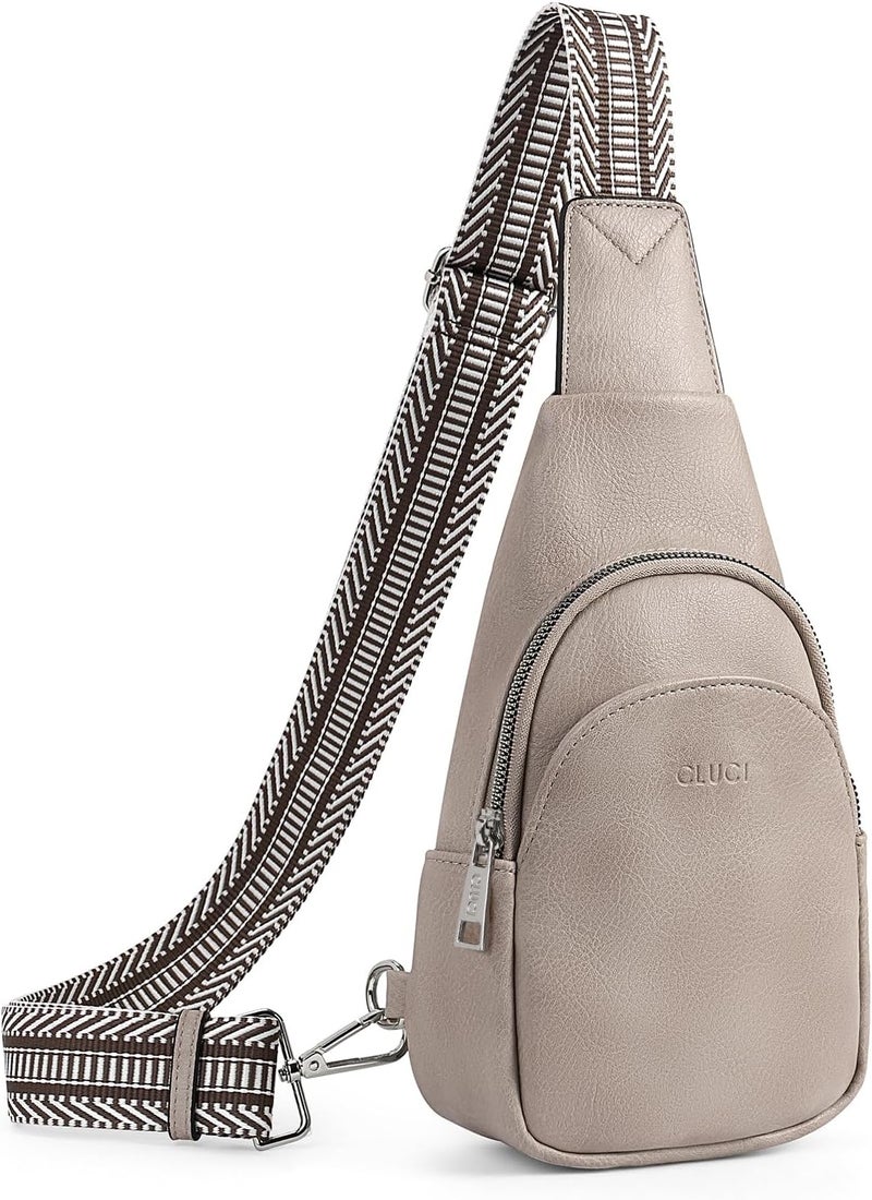 CLUCI Small Sling Bag for Women, Vegan Leather Fanny Pack Crossbody Bags for Women, Unique Birthday Gifts - Image 1